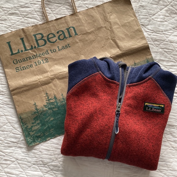 Kids LL Bean Sweater Fleece Jacket - Picture 11 of 11